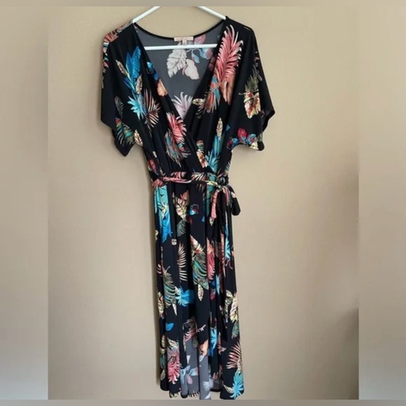 Gibson Latimer Dresses & Skirts - Gibson Latimer multicolor high low dress size xl